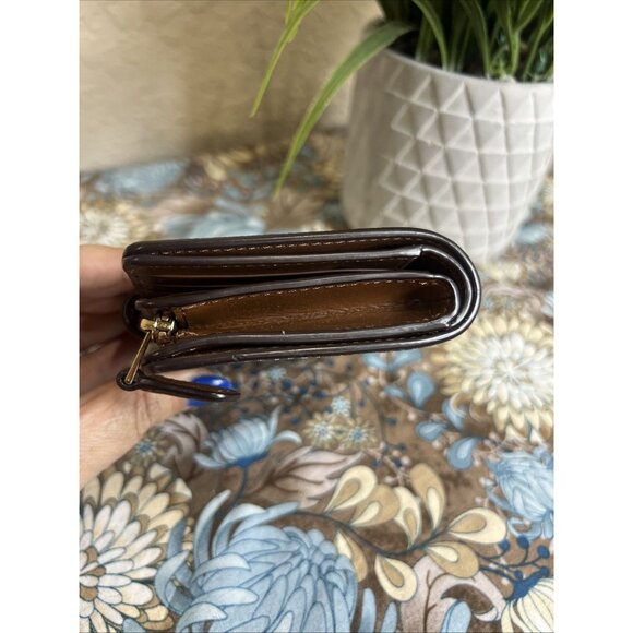 Upcycled Coach Signature Corner Zip Wallet - Picture 3 of 11